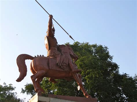 Equestrian statue of Baji Rao I in Pune, Maharashtra India