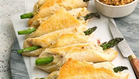 Jess' asparagus cheese rolls | Newshub