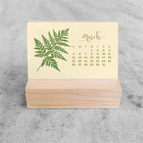 2023 Desk Calendar Mini Desk Calendar 2023 With Wood Stand - Etsy