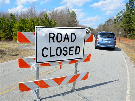 Road Signs: Crossover, Road Closed, Four-Way Stop - Aceable