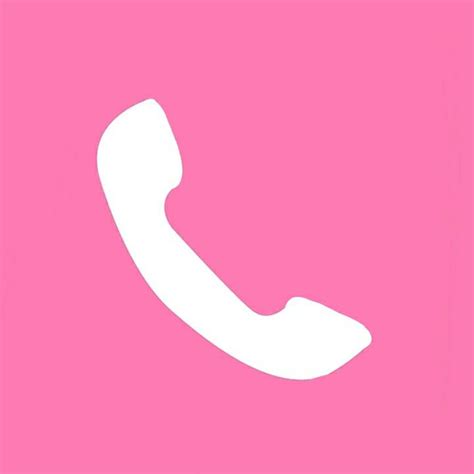 pink phone app icon | Icoon