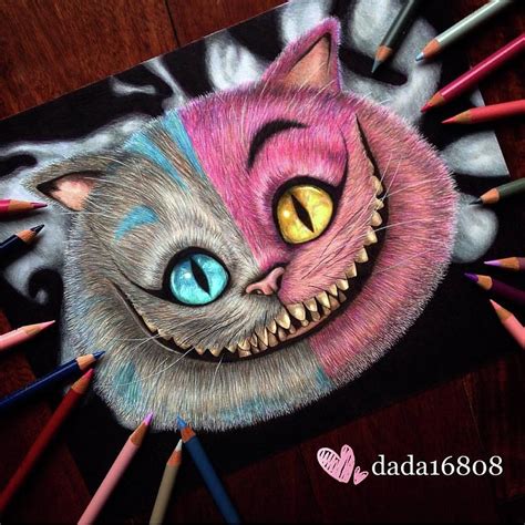 Cheshire Cat Drawing by Amanda Lee - dada - Fine Art America