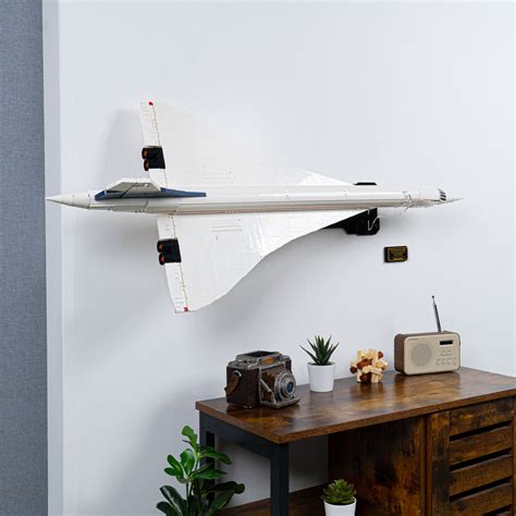 Wall mounted display stand for LEGO® Icons: Concorde (10318) — Wicked Brick