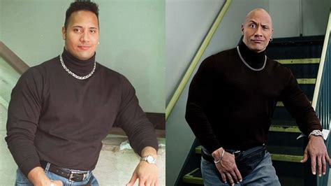 the rock black turtleneck: When and why did The Rock wear his iconic ...