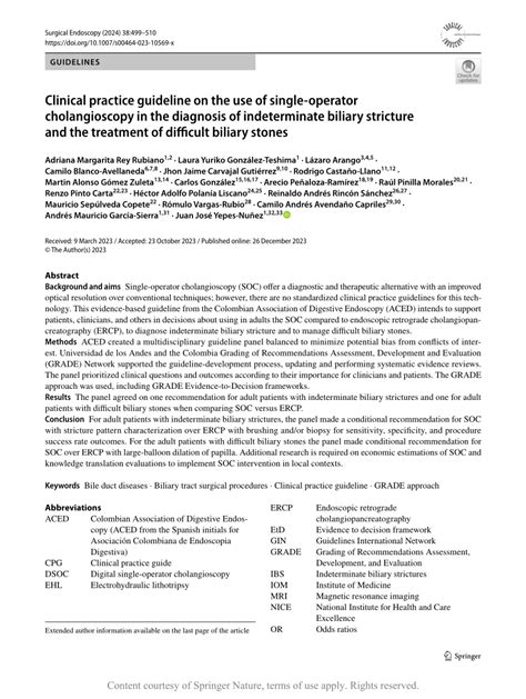 (PDF) Clinical practice guideline on the use of single-operator ...