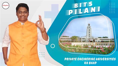 BITS Pilani - Campus life, Courses, Admissions, Fees, Placements - YouTube