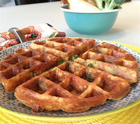 Simple and Delightful: Morning Savory Waffles Recipe - Rebecca Scritchfield