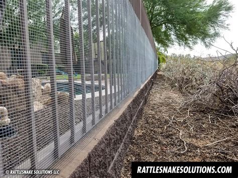 Snake Fence and Arizona Rattlesnake Prevention Fencing Installation - Rattlesnake Solutions LLC