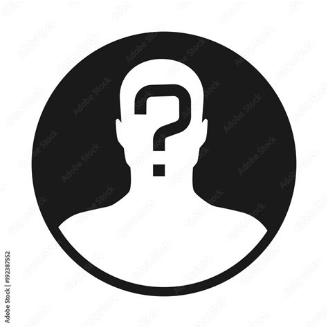 incognito, unknown person, silhouette of man on white background Stock ...