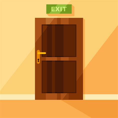 Exit Door Clipart