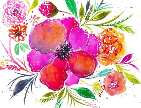 Painting Whimsical Flowers with Watercolor + Inks | Lisa Hetrick | Skillshare