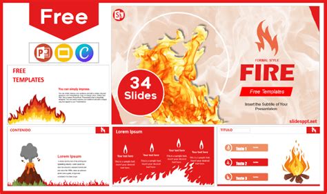 Professional Fire Template - PowerPoint Templates and Google Slides