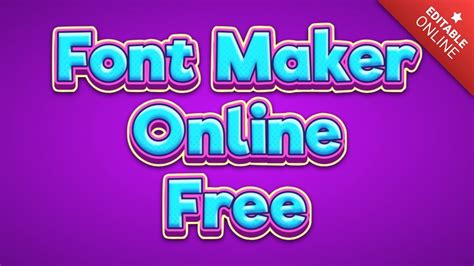 Font Maker Online Free Генератор эффектов стилей текста