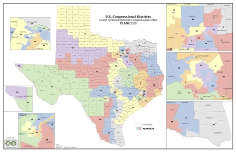 Texas Us Representative District Map | Printable Maps