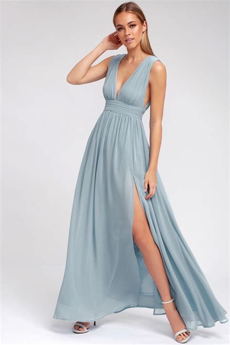 Light Blue Gown - Maxi Dress - Homecoming Dress - $84.00