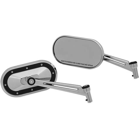 Kuryakyn Heavy Industry Motorcycle Mirror - Chrome/Black - Walmart.com - Walmart.com