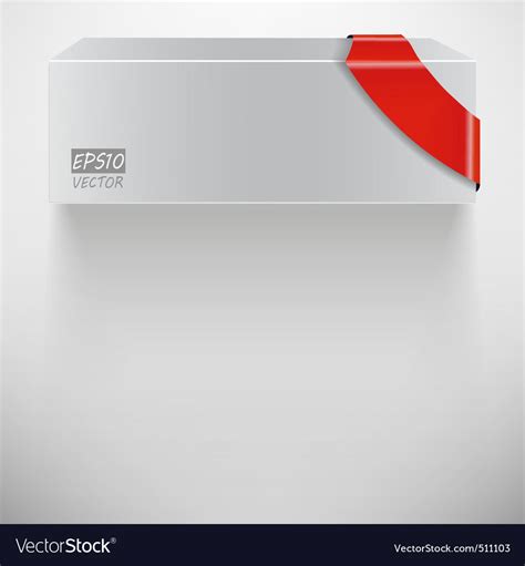 White box Royalty Free Vector Image - VectorStock