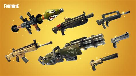 Fortnite Current Weapon List | Unvaulted and Vaulted (Season X 10) - GameRevolution