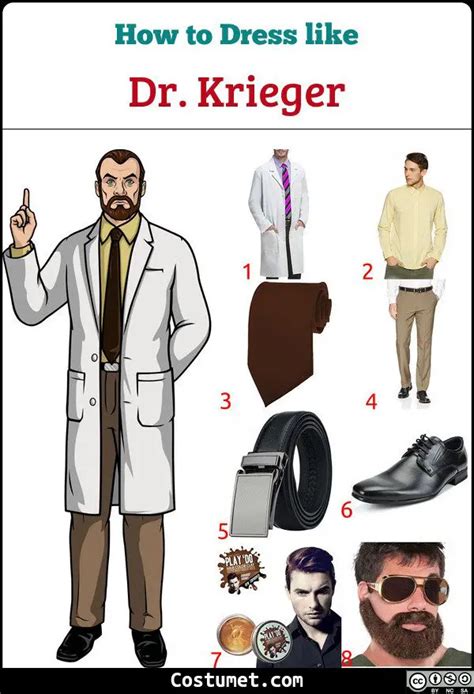 Dr. Algernop Krieger (Archer) Costume for Halloween