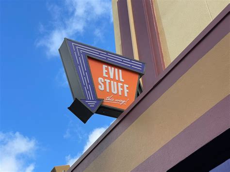 ‘Evil Stuff’ Store Sign Installed for Villain-Con Minion Blast at Universal Studios Florida ...