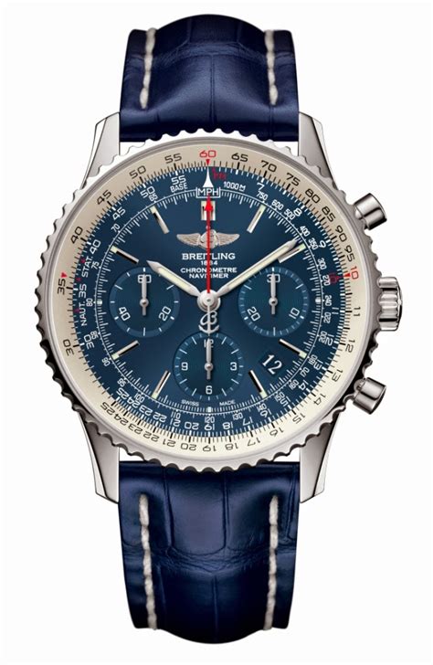 Swiss Design Watches: A Breitling Navitimer in Blue - Special Edition Watch