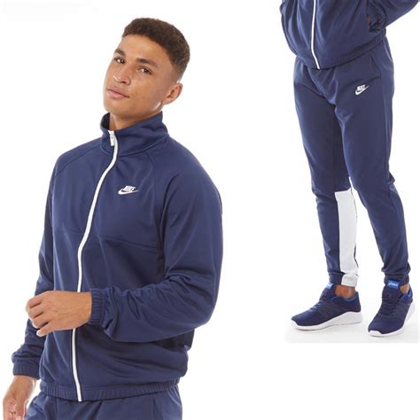 Buy Nike Mens Sportwear Poly Tracksuit Navy