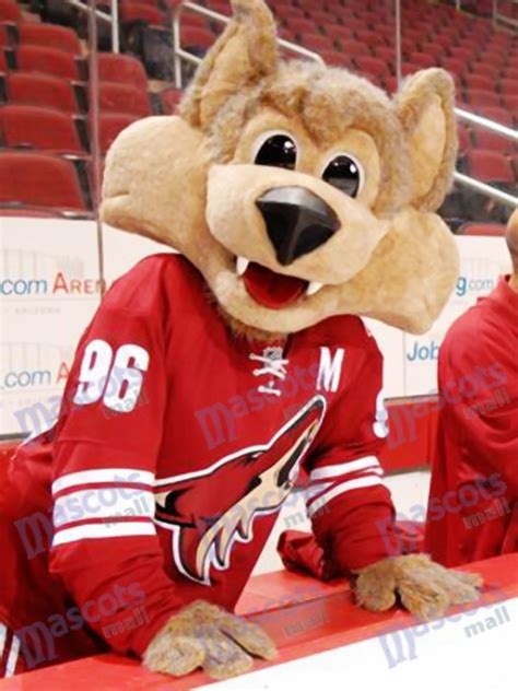 Arizona Coyotes hurleur le costume de mascotte de loup Coyote