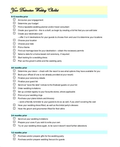 Destination Wedding Checklist 2023 (FREE Template)