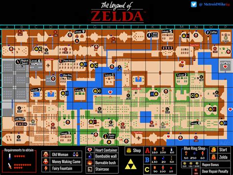 Zelda Nes Map With Secrets - vrogue.co