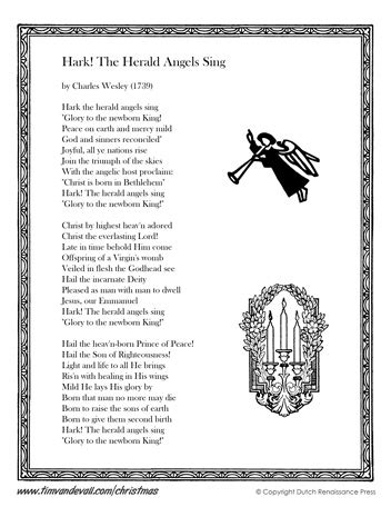 Hark the Herald Angels Sing Lyrics | Christmas Lyrics