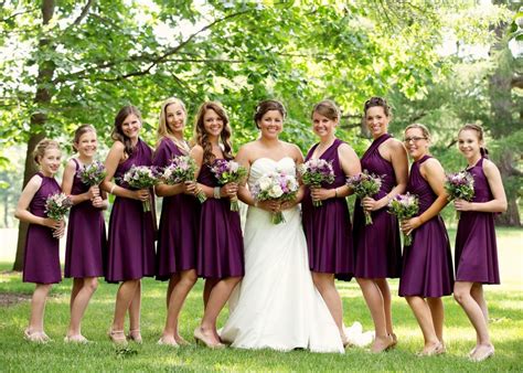 Plum Bridesmaid Dresses | Dressed Up Girl