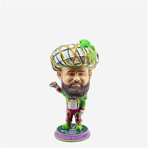 Jason Kelce Mummer Suit Mini Bighead Bobblehead FOCO