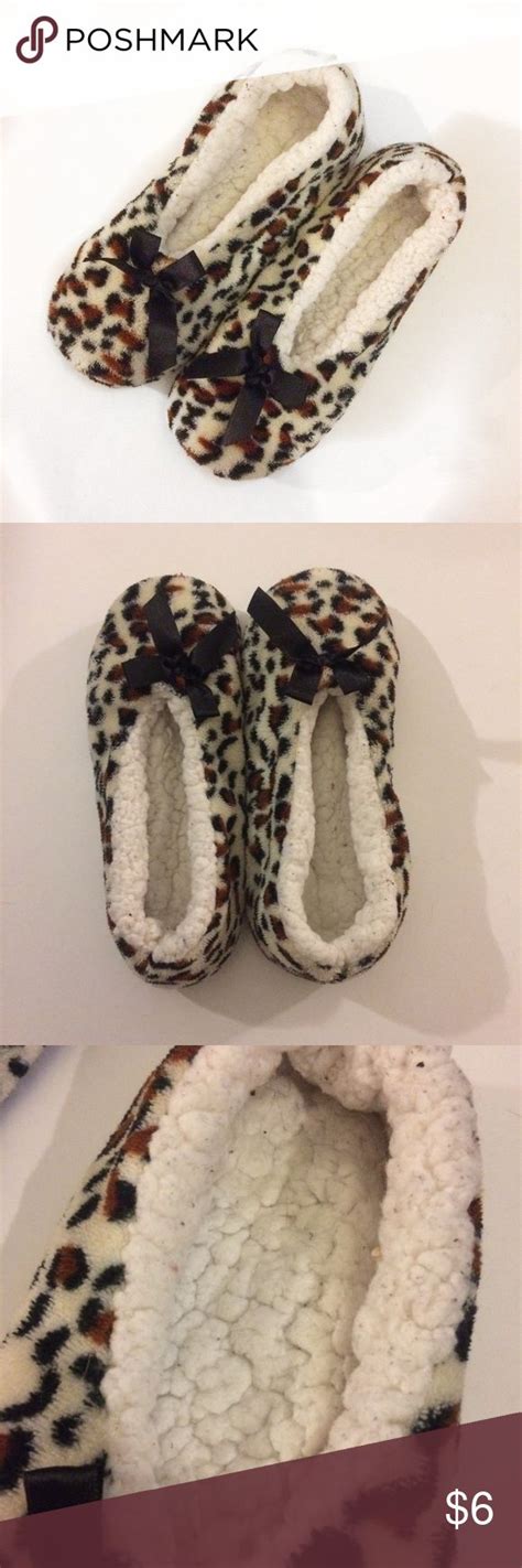 Cozy animal-print slippers | Animal print slippers, Slippers, Soft slippers