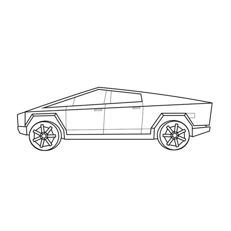 Tesla Car Coloring Page - 346+ File SVG PNG DXF EPS Free