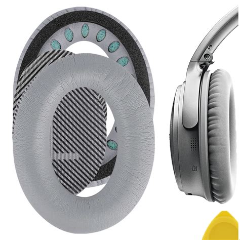 Geekria Replacement Ear Pads for Bose QC35 QC35 ii Gaming Headphones (Grey) 638170765155 | eBay