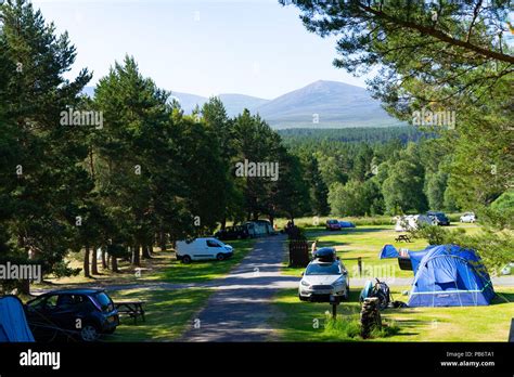 Camping at Glenmore campsite,Glenmore Forest,Glenmore, Cairngorms,Near Aviemore, Scotland, UK ...