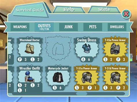 Help. Which outfit am I missing? : r/fallout_shelter