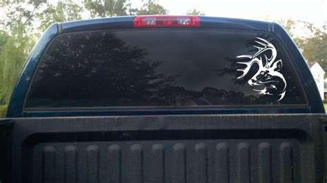 10 Point Buck Decal – Chrome – FreakDecals.com