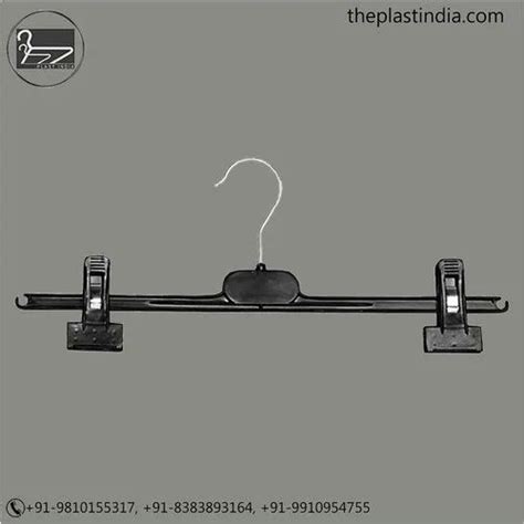 Black Plastic Clip Hanger, For Clothes at Rs 16/piece in New Delhi | ID ...