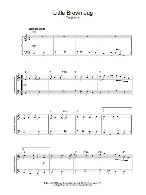 Little Brown Jug | Sheet Music Direct