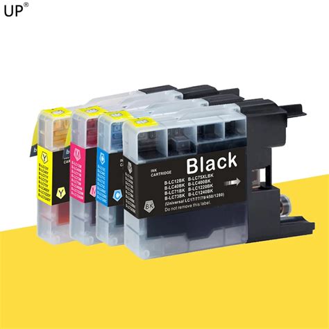 4pk Printer Ink Cartridge for Brother LC71 LC75 LC73 MFC J430W MFC J825DW MFC J835DW DCP J525N ...