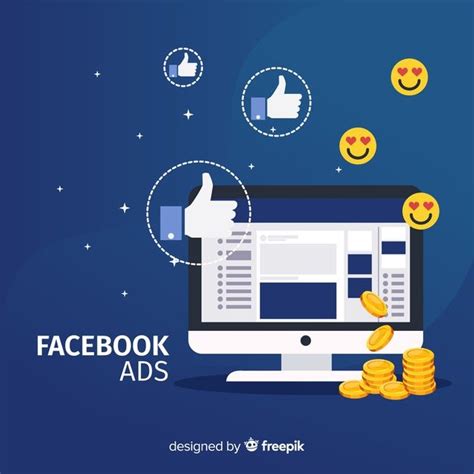 Flat Facebook Ads Background | Facebook video ads, Facebook ads design ...