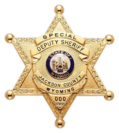 Jackson county Sheriff WY | Police badge, Police officer appreciation, Fire badge