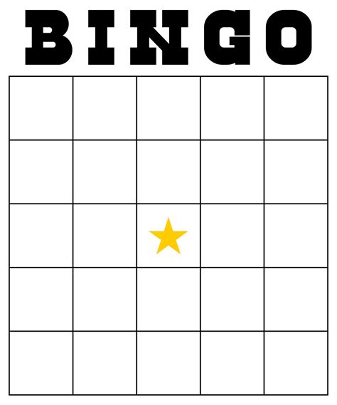 blank bingo card » dss45