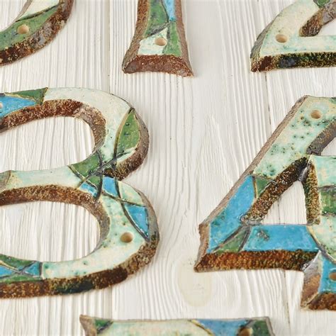 Rustic House Numbers - Etsy