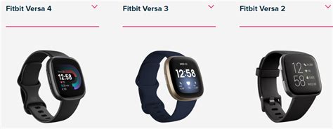 Compare Fitbit Versa 4 vs. Versa 3 vs. Versa 2: Differences and Reviews ...