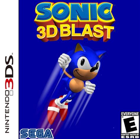 Viewing full size Sonic 3D Blast box cover