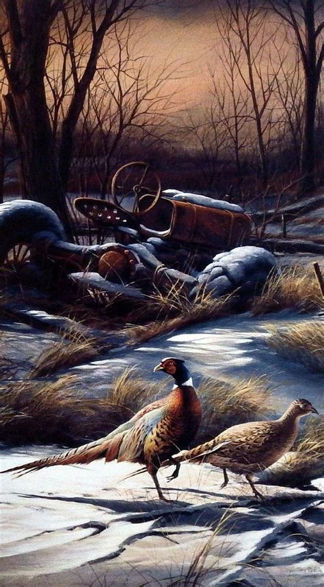 Terry Redlin Rusty Refuge IV Pinnacle Wildlife Paintings, Wildlife Artists, Animal Paintings ...