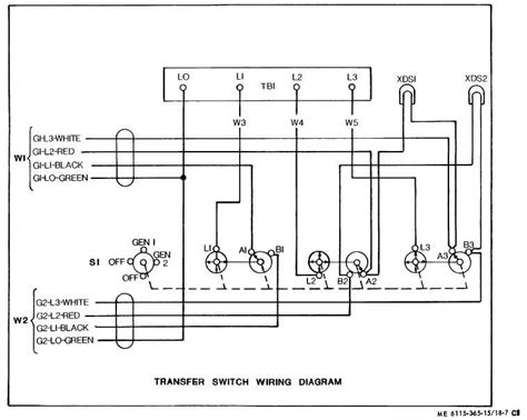 3-phase Automatic Transfer Switch Wiring Diagram Universal Selector ...