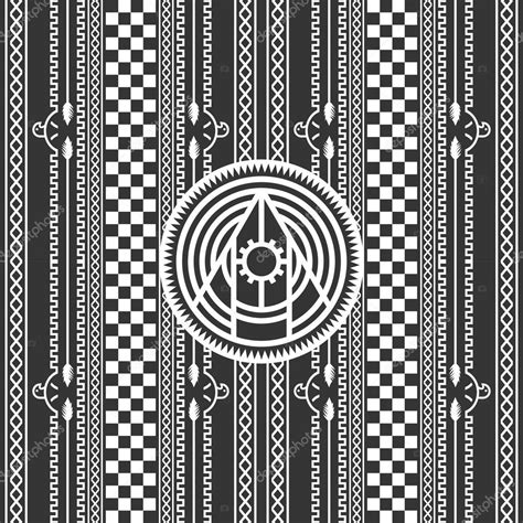 Native american pattern art — Stock Vector © vectorfirst #45216569